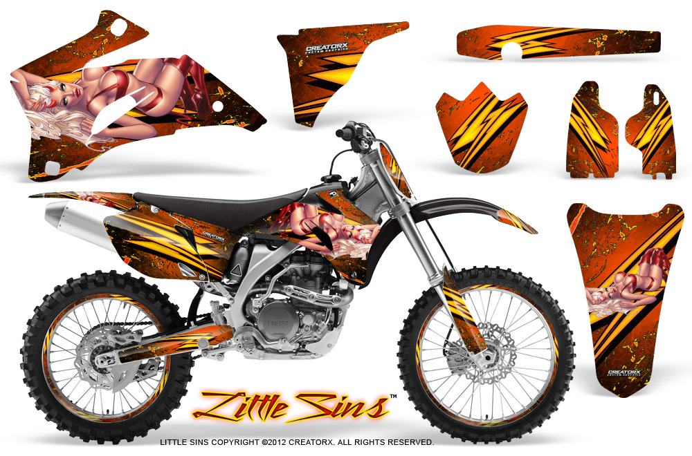 Yamaha YZ 250F 450F 06-09 Little Sins Orange NP Rims